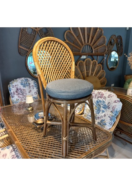 Bambu Sandalye Kartal Kolsuz