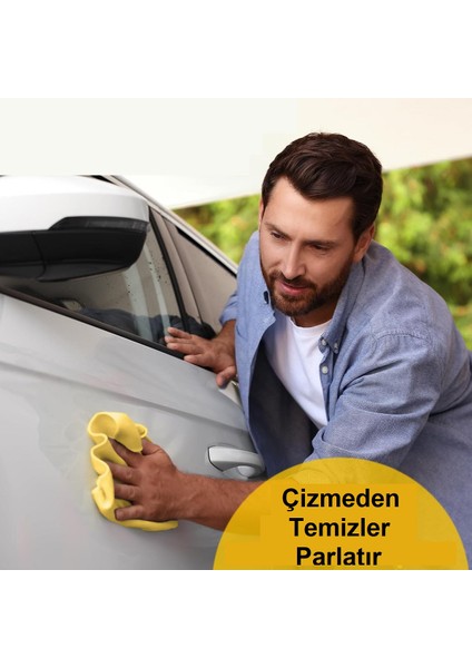 GOLD GÜDERİ BEZ Araba Yıkama ve Kurulama Bezi Büyük Boy 50 x 70 cm modelleri