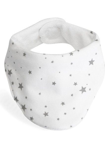 Yenidoğan Fular Yıldızlı Önlük Gri modelleri