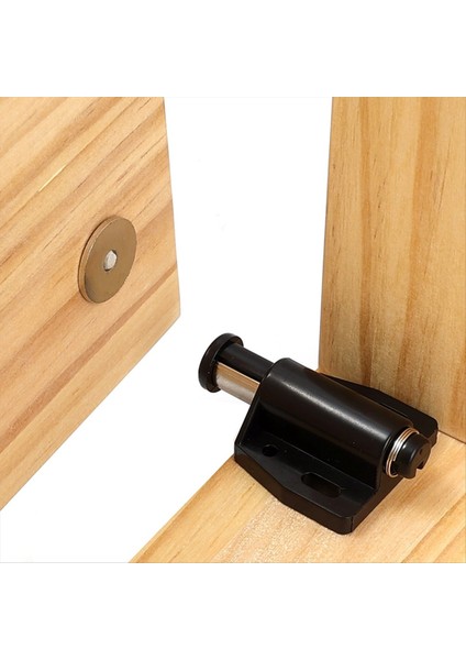 4 Paket Tek Mıknatıs Dolabı Snap Görünmez Mobilya Kapısı Ribaunderinin Dolap Dolap Kapısı Yakın Siyah (Yurt Dışından) fiyatları