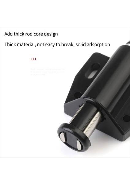 4 Paket Tek Mıknatıs Dolabı Snap Görünmez Mobilya Kapısı Ribaunderinin Dolap Dolap Kapısı Yakın Siyah (Yurt Dışından) fırsatları