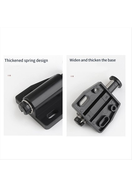 4 Paket Tek Mıknatıs Dolabı Snap Görünmez Mobilya Kapısı Ribaunderinin Dolap Dolap Kapısı Yakın Siyah (Yurt Dışından) indirimleri