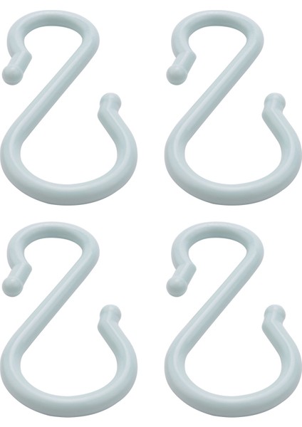 Maya Mavi Plastik Yumruk Fincan Kase S Şekilli Kancalar 4 Adet (Yurt Dışından) modelleri