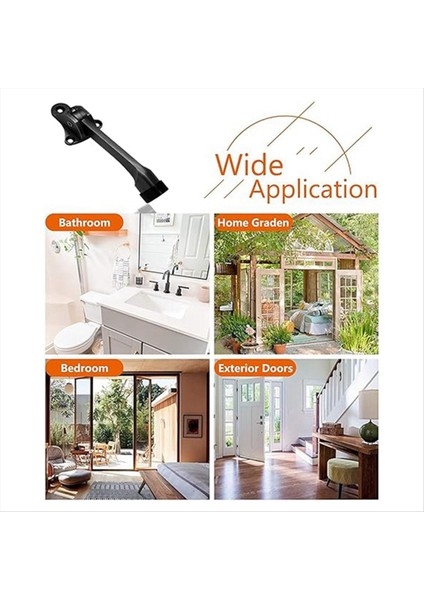 4 Set At Nalı Kapı Üstleri Hareketli Kapı Destekleri Ayak Frenleri Kapı Durak Kapısı Kapanmaları Kapı Kelepçeleri Duvar Koruyucuları (Yurt Dışından) indirimleri