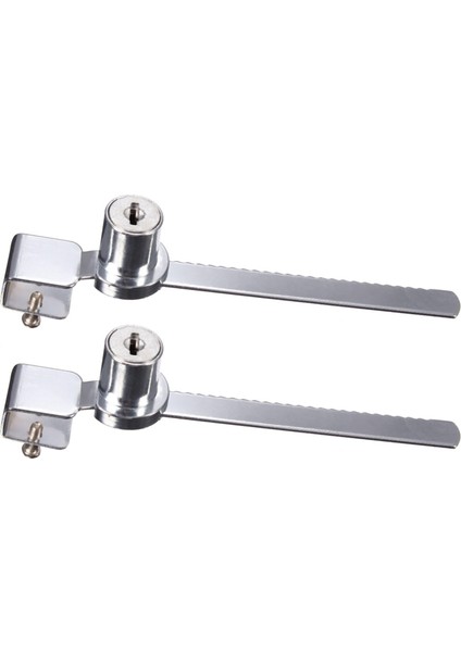 4 Keys +Anahtarlı Benzer Ekran Kılıf Vitrini Kilit Sürgülü Cam Dolap Kilidi (Yurt Dışından)