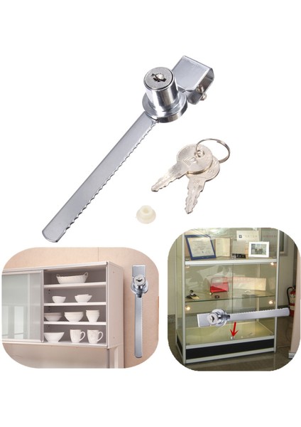 4 Keys +Anahtarlı Benzer Ekran Kılıf Vitrini Kilit Sürgülü Cam Dolap Kilidi (Yurt Dışından) indirimleri