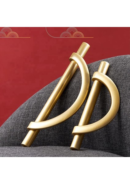 2pcs Altın Dolap Çekirek Çekmecesi Çekerler Yarım Ay Şekilli Dolap Çekirdekler Çekmeceli Elbise Kolları Mutfak Dolap Kolları Bir (Yurt Dışından) indirimleri