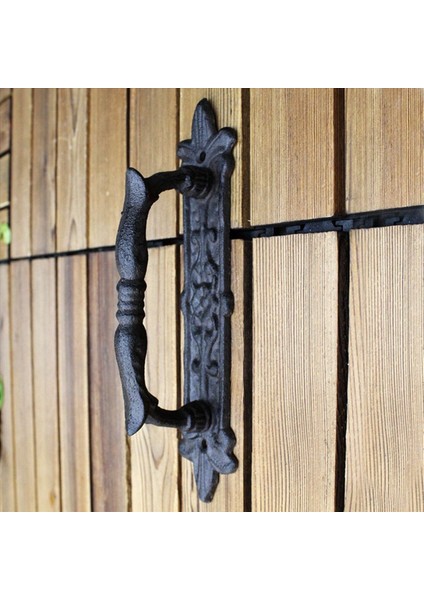 2x Avrupa Retro Dökme Demir Zanaat Kapı Kolları Bahçe/avlu Kapı Kolu Ev Kapısı Için Dekorasyon (Yurt Dışından) fırsatları