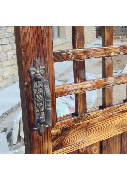 2x Avrupa Retro Dökme Demir Zanaat Kapı Kolları Bahçe/avlu Kapı Kolu Ev Kapısı Için Dekorasyon (Yurt Dışından) indirimleri