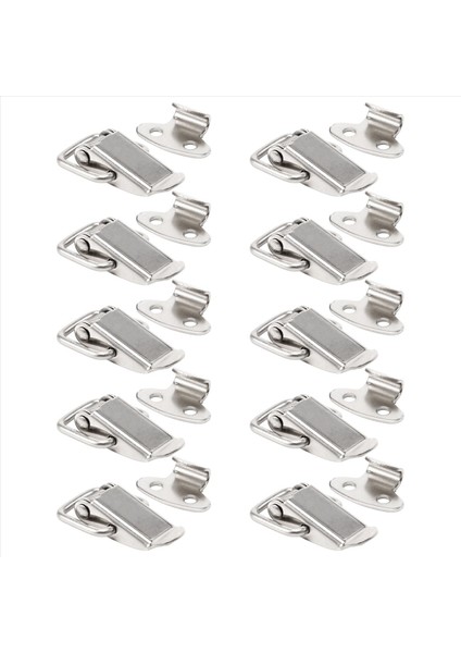 10PCS Dolap Yay Yüklü Demir Düz Döngü Geçiş Mandal 45MM Uzunluk (Yurt Dışından) fiyatları