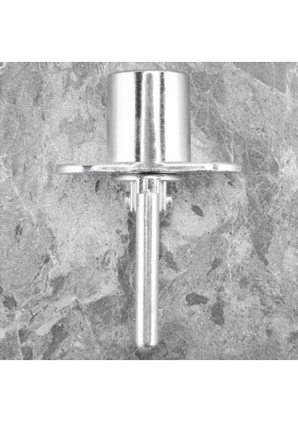 19MM Silindir Kafa Çapı Gümüş Ton Metal Çekmece Piston Kilidi 2 Anahtar (Yurt Dışından)