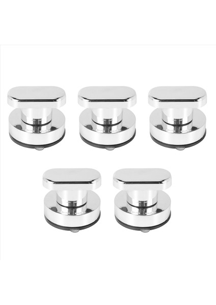 5x Sucker Sap Kapı Buzdolabı Çekmecesi Banyo Çekme Düğmesi Duvar Montajı Küpeşte Vida Mobilya Donanımı Yok (Yurt Dışından)
