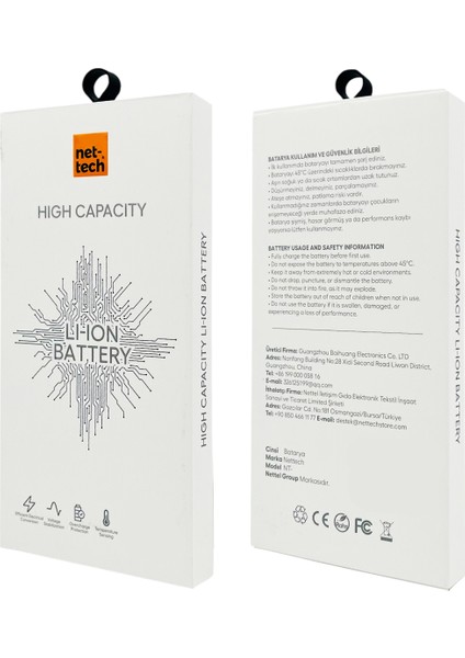 Teknonet Infinix Hot 40 Uyumlu Nettech BL-49JX 5000 Mah Batarya modelleri