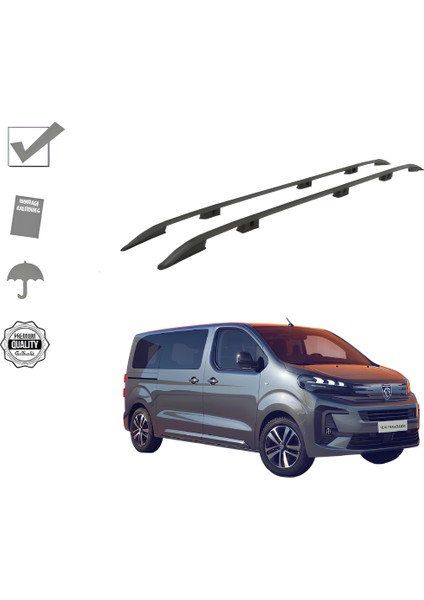 Expert Traveller Kısa Şase Tavan Çıtası Siyah 2017 2018 2019 2020 2021 2022 2023 2024 2025 2026 2027