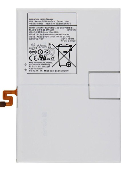 Teknonet Samsung Galaxy Tab S6 Lite P610 10.4 Inc Uyumlu Nettech 6800 Mah Batarya