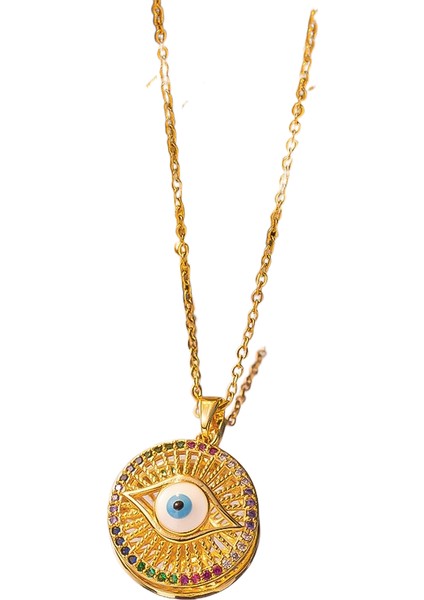 Kolye Paslanmaz Çelik Renk Kaybetmez Erkek ve Kadın Yaz Yüzüne Üst Düzey Duyu ile Kolye Parfüm Ekleyebilir (Yurt Dışından)