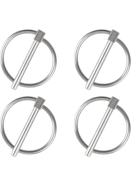 Lynch Pim 4pcs Dıa 4 5mm 316 Paslanmaz Çelik Yuvarlak Güvenlik Pimleri Römork Kilit Pimi Tutma Pimleri Lynch Pin Bağlanıcılar (Yurt Dışından)