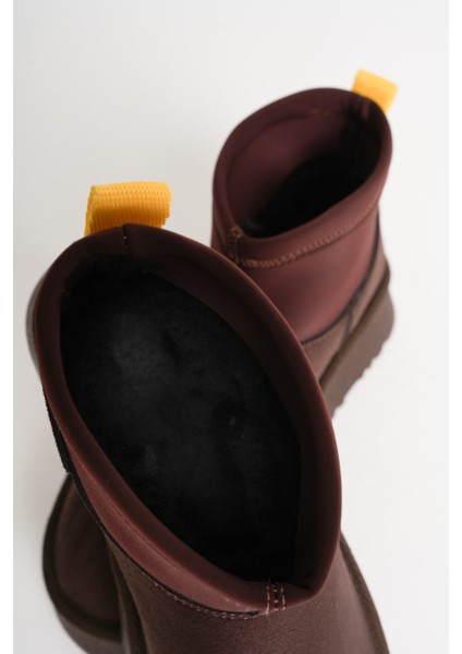 Nadia Kadın Acı Kahve Kışlık Içi Kürklü Kalın Taban Bot indirimleri