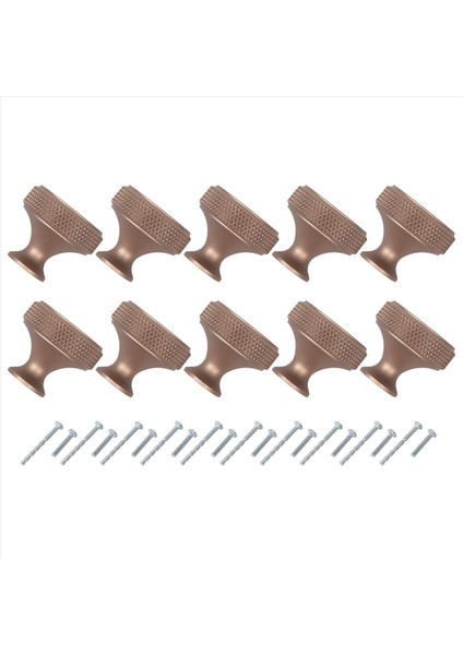 10 Pack Mutfak Dolabı Topuzları Tramvay Etli Dişliler Kabine Donanım Alüminyum Düğmeler Için Dresser Çekmeceleri Bakır Renk (Yurt Dışından) fiyatları