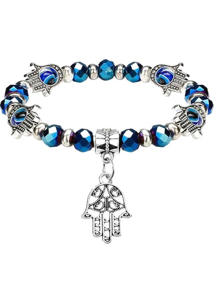 Nazar Boncuklu Türk Mavi Göz Bilekliği (Yurt Dışından)