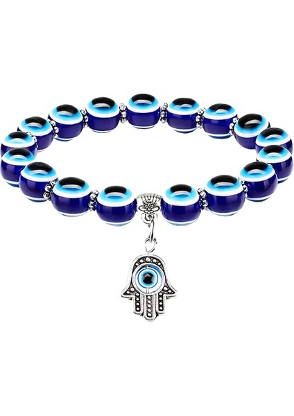 Nazar Boncuklu Türk Mavi Göz Bilekliği (Yurt Dışından)