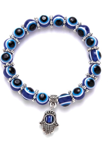 Türk Şeytan Gözü Kolye Titanyum Takı (Yurt Dışından)