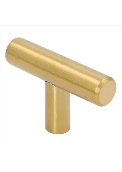 50MM Uzunluğunda Tek Delikli Dolap Düğmeleri ve Çeker Kapı Dolapları Çekmeceleri Yatak Odası Mobilya Kolları Fırçalanmış 40 Paket Altın (Yurt Dışından) indirimleri