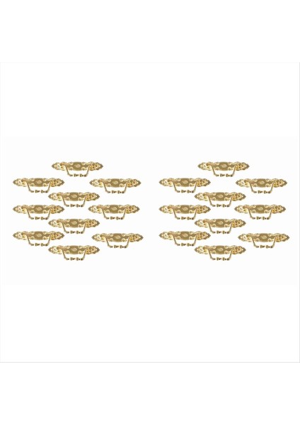 20PCS Antika Sap Çinko Alaşım Çekmece Kapı Düğmeleri Altın Dolaplar ve Mobilya Kapısı Için Tutamaklar (Vidalarla) (Yurt Dışından)