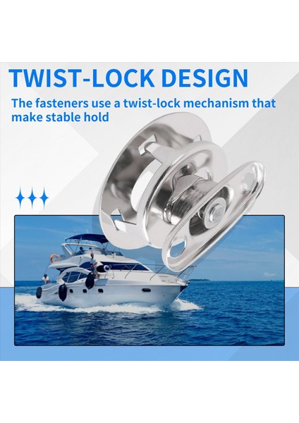 Bükülme Kilit Sağduyulu Bağlantı Elemanı Tekneler Yelkenli Tekneler Rv&#39 Ler Dinghies ve Karavanlar Için Metal Dönüş Düğmeleri (10 Adet) (Yurt Dışından) indirimleri