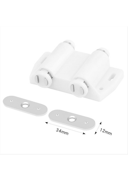 Çift Açılış Mıknatıs Otomatik Ribaunt Anahtarı Yakın Sessiz Kapanış Kilidi Mobilya Dolabı Çekmecesi Siyah (Yurt Dışından) modelleri