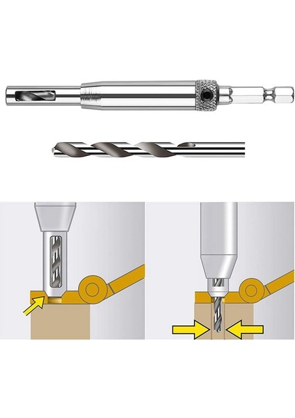 Menteşe Bit Set Ahşap Kapılar ve Pencereler Menteşe Deliği Açıcı Konumlandırma Sondaj Seti Altıgen Sap Biti (Yurt Dışından) fırsatları