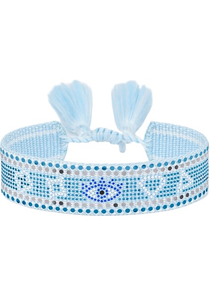 Nazar Boncuklu Türk Mavi Göz Bilekliği (Yurt Dışından)