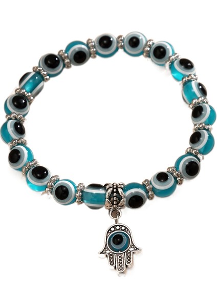 Mücevherat Nazar Boncuğu Türk Mavi Göz Bilekliği (Yurt Dışından)
