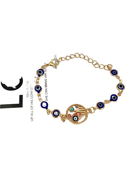 Nazar Boncuklu Türk Mavi Göz Bilekliği (Yurt Dışından)
