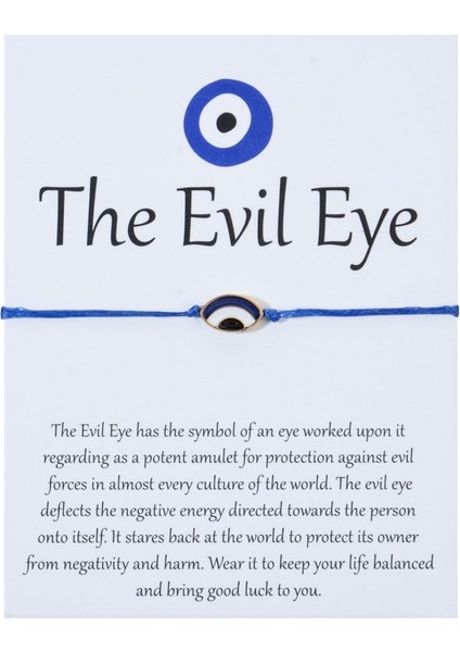 Türk Şeytan Gözü Bilekliği Nazar Örgülü Kırmızı El Halatı Bileklik (Yurt Dışından)