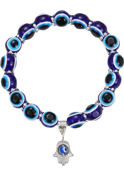 Türk Şeytan Gözü Kolye Titanyum Takı (Yurt Dışından)