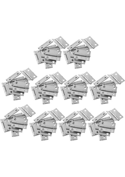 Dikdörtgen Katlama Dolap Dolap Kapısı Menteşe Donanımı 1 5 Inç 100 Pcs (Yurt Dışından)