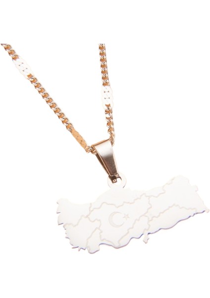 Büyüleyici Mücevher Kolye Kolye Erkek ve Kadın Mizaç Kişilik Paslanmaz Çelik Kolye (Yurt Dışından)