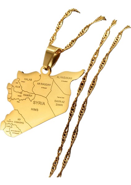 Büyüleyici Mücevher Kolye Kolye Erkek ve Kadın Mizaç Kişilik Paslanmaz Çelik Kolye (Yurt Dışından)