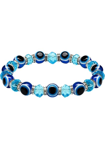 Nazar Boncuklu Türk Mavi Göz Bilekliği (Yurt Dışından)