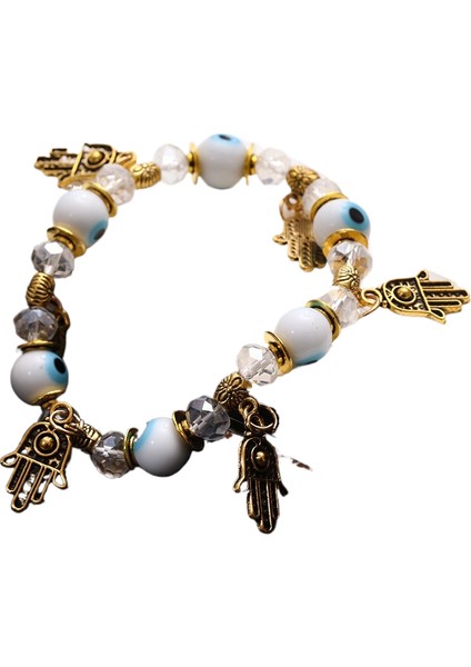 Mücevherat Nazar Boncuğu Türk Mavi Göz Bilekliği (Yurt Dışından)