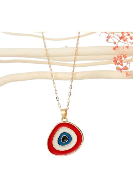 Türk Şeytan Gözü Bilekliği Nazar Örgülü Kırmızı El Halatı Bileklik (Yurt Dışından)