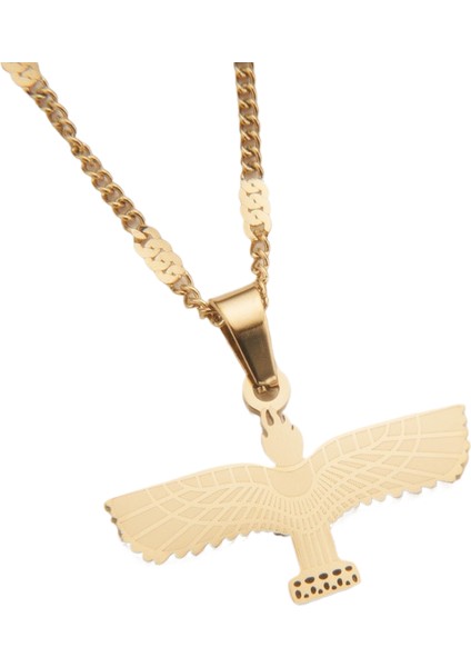 Büyüleyici Mücevher Kolye Kolye Erkek ve Kadın Mizaç Kişilik Paslanmaz Çelik Kolye (Yurt Dışından)