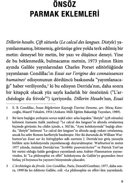 Dillerin Hesabı - Jacques Derrida fırsatları