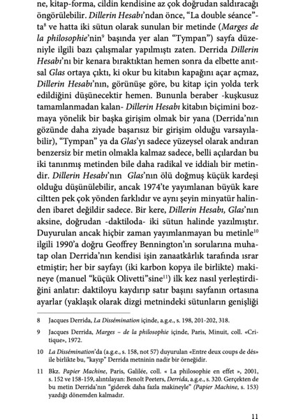 Dillerin Hesabı - Jacques Derrida