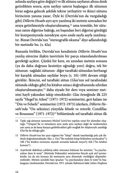 Dillerin Hesabı - Jacques Derrida