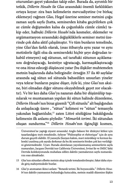 Dillerin Hesabı - Jacques Derrida