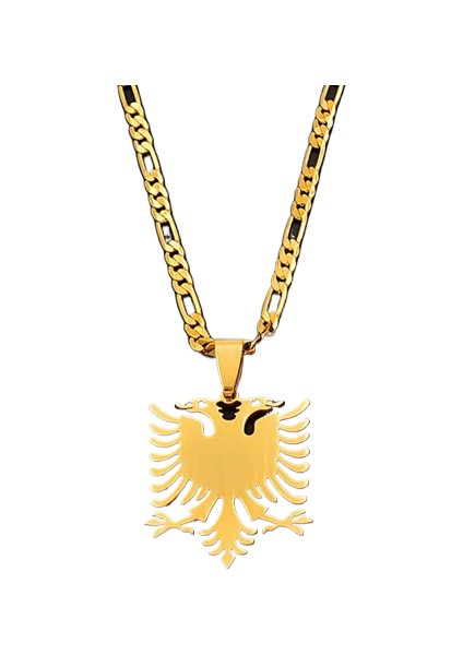 Büyüleyici Mücevher Kolye Kolye Erkek ve Kadın Mizaç Kişilik Paslanmaz Çelik Kolye (Yurt Dışından)