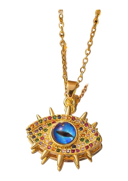 Kolye Paslanmaz Çelik Renk Kaybetmez Erkek ve Kadın Yaz Yüzüne Üst Düzey Duyu ile Kolye Parfüm Ekleyebilir (Yurt Dışından)