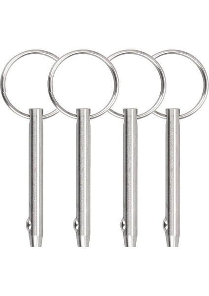 4 Pc Hızlı Saldır Pıns Bimini Üst Pimleri Çap 1/4in (6 3mm) Toplam Uzunluk 2 56 Inç (65MM) Deniz 316 Paslanmaz Çelik (Yurt Dışından)